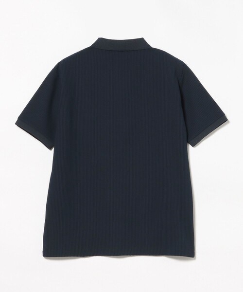 BEAMS T(ビームスティー)の「BEAMS T / WAFFLE POLO(ポロシャツ・メンズ・ネイビー/ブラック・L/M/S/XL)」の4枚目の写真