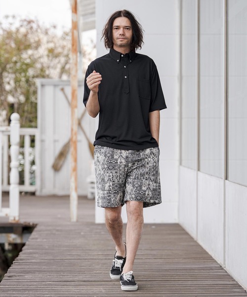 CAMBIO(カンビオ)の「mp14670-Gothic Jacquard Short Pants ショートパンツ(CAM26SS-005)(その他パンツ・メンズ・ブラウン系その他/ベージュ系その他/ブラック×ホワイト・L/M/S)」の7枚目の写真