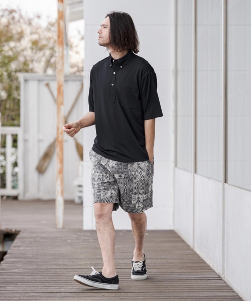 CAMBIO(カンビオ)の「mp14670-Gothic Jacquard Short Pants ショートパンツ(CAM26SS-005)(その他パンツ・メンズ・ブラウン系その他/ベージュ系その他/ブラック×ホワイト・L/M/S)」の8枚目の写真