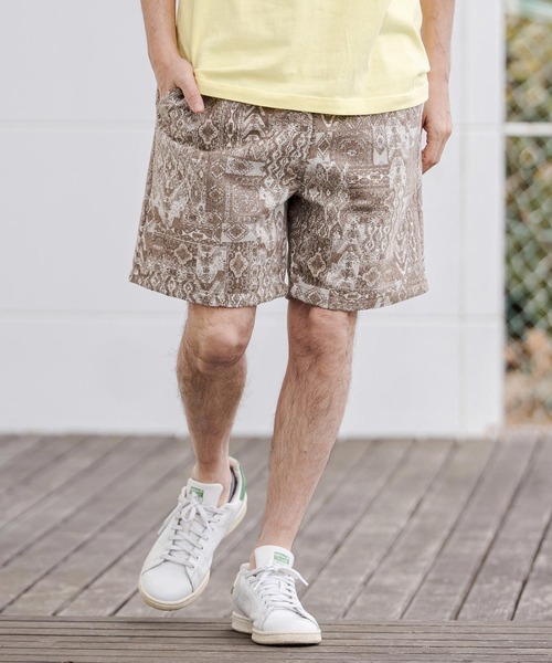 CAMBIO(カンビオ)の「mp14670-Gothic Jacquard Short Pants ショートパンツ(CAM26SS-005)(その他パンツ・メンズ・ブラウン系その他/ベージュ系その他/ブラック×ホワイト・L/M/S)」の11枚目の写真
