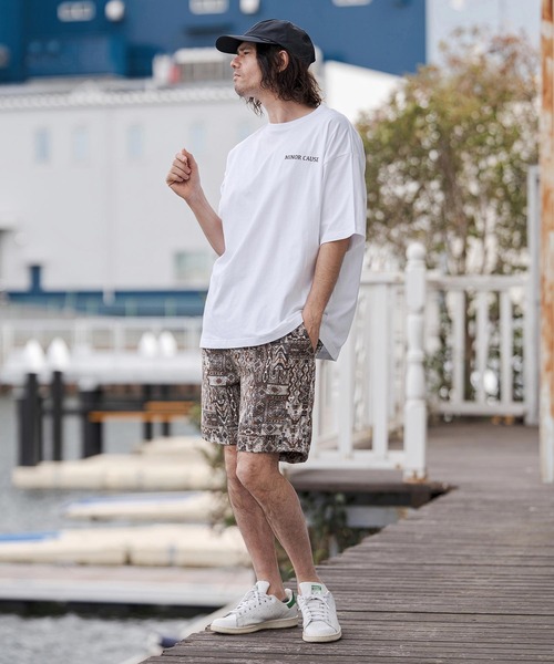 CAMBIO(カンビオ)の「mp14670-Gothic Jacquard Short Pants ショートパンツ(CAM26SS-005)(その他パンツ・メンズ・ブラウン系その他/ベージュ系その他/ブラック×ホワイト・L/M/S)」の21枚目の写真