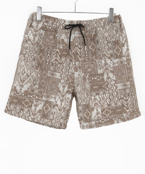CAMBIO(カンビオ)の「mp14670-Gothic Jacquard Short Pants ショートパンツ(CAM26SS-005)(その他パンツ・メンズ・ブラウン系その他/ベージュ系その他/ブラック×ホワイト・L/M/S)」の22枚目の写真