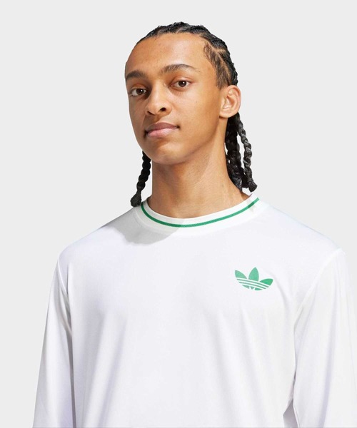 adidas(アディダス)の「テニス プロ クライマクール 長袖Tシャツ / ロンT / アディダス adidas(Tシャツ/カットソー・メンズ・ホワイト・MEDIUM/SMALL/X-LARGE/LARGE/XX-LARGE/XXX-LARGE)」の3枚目の写真