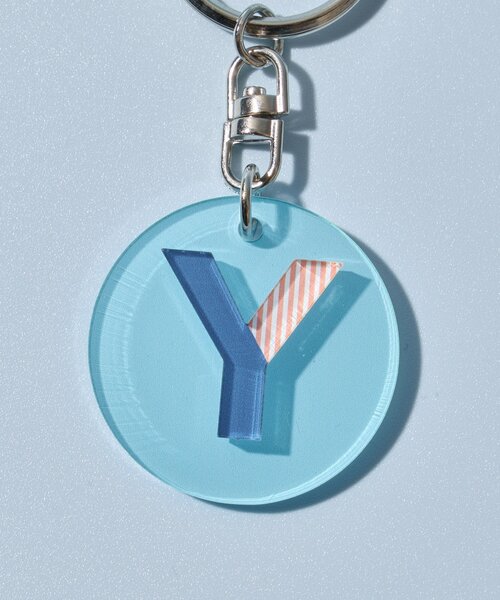 BIRTHDAY BAR（バースデイバー）の「Kindly Yours イニシャルキーチャーム（キーホルダー・レディース・グリーン/ホワイト/オレンジ/イエロー/パープル/ブルー・0）」の12枚目の写真