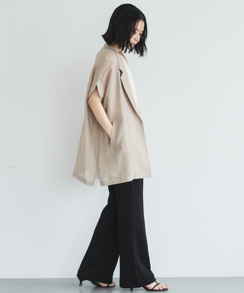 Doux archives(ドゥアルシーヴ)の「多機能センターシームソフトリブパンツ(その他パンツ・レディース・ブラック/グレイッシュベージュ・FREE)」の14枚目の写真