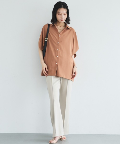 Doux archives(ドゥアルシーヴ)の「多機能センターシームソフトリブパンツ(その他パンツ・レディース・ブラック/グレイッシュベージュ・FREE)」の16枚目の写真
