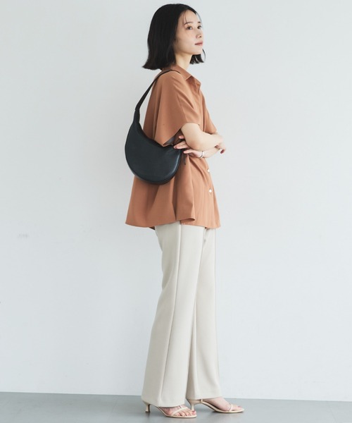 Doux archives(ドゥアルシーヴ)の「多機能センターシームソフトリブパンツ(その他パンツ・レディース・ブラック/グレイッシュベージュ・FREE)」の17枚目の写真