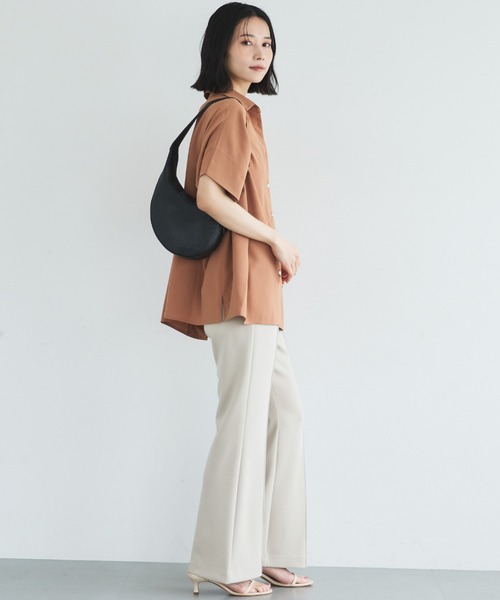 Doux archives(ドゥアルシーヴ)の「多機能センターシームソフトリブパンツ(その他パンツ・レディース・ブラック/グレイッシュベージュ・FREE)」の18枚目の写真
