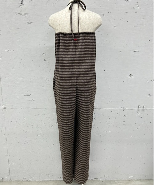 PROVOKE （プロヴォーク）の「BORDER COMBINATION（サロペット/オーバーオール・レディース・ベージュ・FREE）」の6枚目の写真