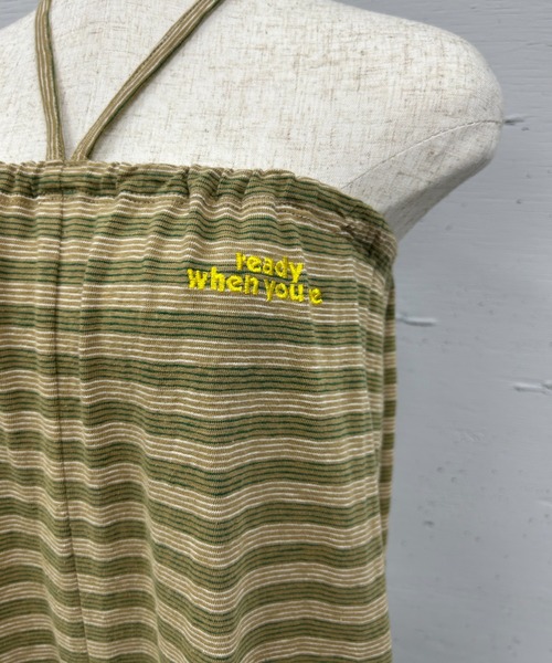 PROVOKE （プロヴォーク）の「BORDER COMBINATION（サロペット/オーバーオール・レディース・ベージュ・FREE）」の13枚目の写真