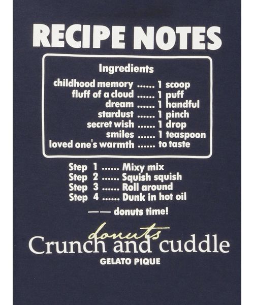 gelato pique（ジェラートピケ）の「【KIDS】ドーナツワンポイントプリントTシャツ（ルームウェア/パジャマ・キッズ・ネイビー・90/100/110/120）」の11枚目の写真