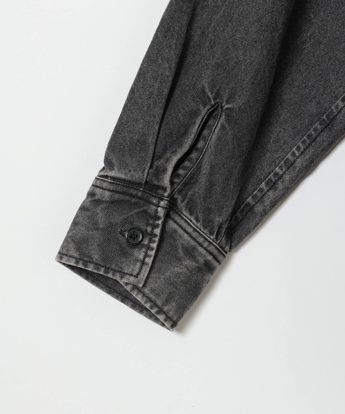 GLOBAL WORK(グローバルワーク)の「GOODデニムフードシャツ/637839(シャツ/ブラウス・キッズ・ブルー/ブラック・130cm/160cm/150cm/140cm)」の18枚目の写真