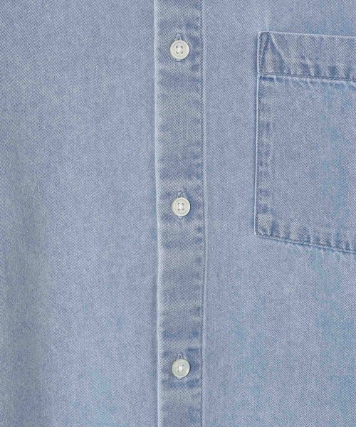 GLOBAL WORK(グローバルワーク)の「GOODデニムフードシャツ/637839(シャツ/ブラウス・キッズ・ブルー/ブラック・130cm/160cm/150cm/140cm)」の22枚目の写真