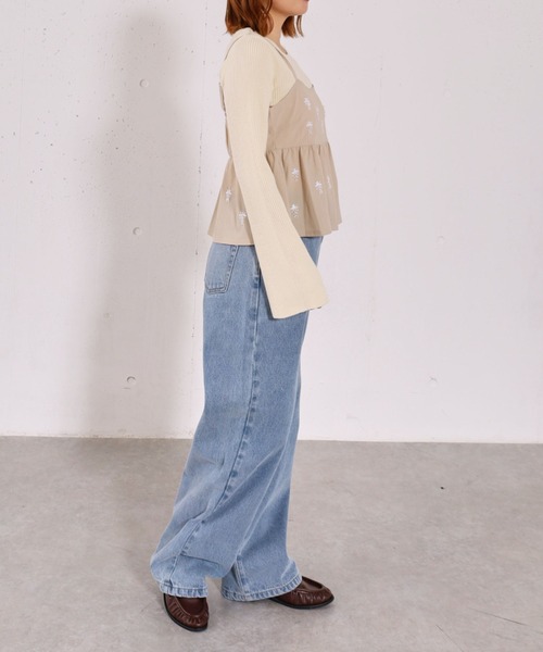 archives（アルシーヴ）の「カラーストレートデニム（デニムパンツ・レディース・ピンク/ネイビー/ブルー・SMALL/MEDIUM）」の21枚目の写真