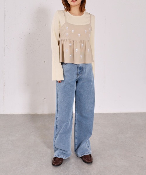 archives（アルシーヴ）の「カラーストレートデニム（デニムパンツ・レディース・ピンク/ネイビー/ブルー・SMALL/MEDIUM）」の19枚目の写真