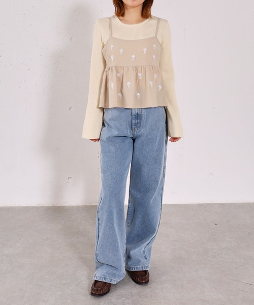 archives（アルシーヴ）の「カラーストレートデニム（デニムパンツ・レディース・ピンク/ネイビー/ブルー・SMALL/MEDIUM）」の20枚目の写真