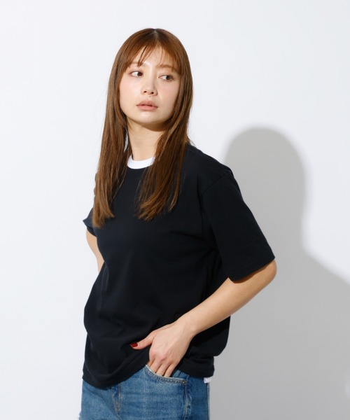 HANES（ヘインズ）の「【HANES/ヘインズ】リバーシブルTシャツ by THE DODO JEAN / HW1-D702（Tシャツ/カットソー・レディース・レッド/ホワイト/ブラック・フリー）」の13枚目の写真