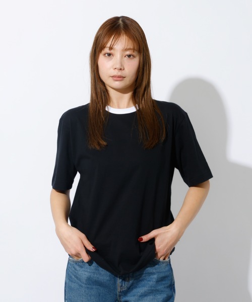 HANES（ヘインズ）の「【HANES/ヘインズ】リバーシブルTシャツ by THE DODO JEAN / HW1-D702（Tシャツ/カットソー・レディース・レッド/ホワイト/ブラック・フリー）」の14枚目の写真