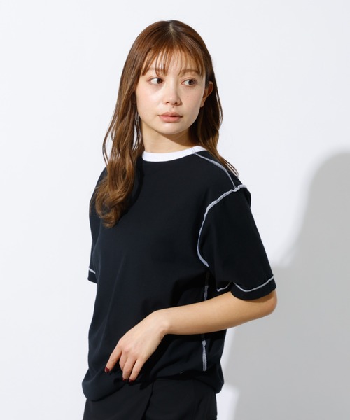 HANES（ヘインズ）の「【HANES/ヘインズ】リバーシブルTシャツ by THE DODO JEAN / HW1-D702（Tシャツ/カットソー・レディース・レッド/ホワイト/ブラック・フリー）」の16枚目の写真