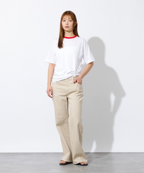 HANES（ヘインズ）の「【HANES/ヘインズ】リバーシブルTシャツ by THE DODO JEAN / HW1-D702（Tシャツ/カットソー・レディース・レッド/ホワイト/ブラック・フリー）」の17枚目の写真