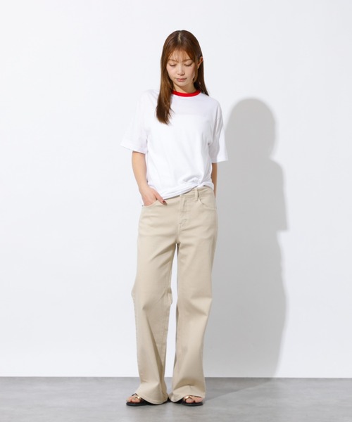 HANES（ヘインズ）の「【HANES/ヘインズ】リバーシブルTシャツ by THE DODO JEAN / HW1-D702（Tシャツ/カットソー・レディース・レッド/ホワイト/ブラック・フリー）」の18枚目の写真