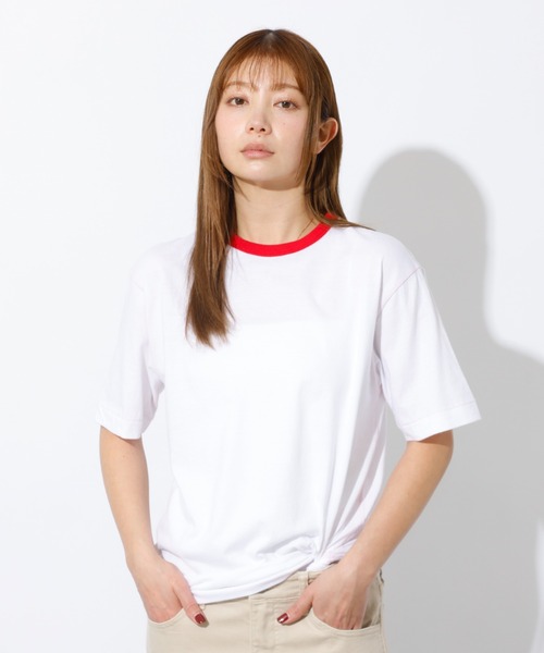 HANES（ヘインズ）の「【HANES/ヘインズ】リバーシブルTシャツ by THE DODO JEAN / HW1-D702（Tシャツ/カットソー・レディース・レッド/ホワイト/ブラック・フリー）」の20枚目の写真
