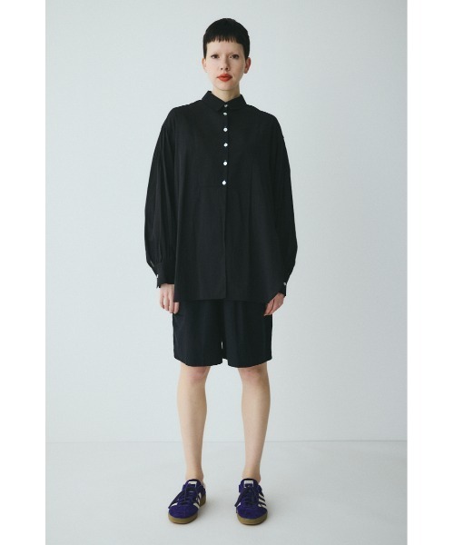 HeRIN.CYE(ヘリンドットサイ)の「Round hem shirt ラウンドヘムシャツ(シャツ/ブラウス・レディース・ブルー/オフホワイト/ブラック・FREE)」の8枚目の写真