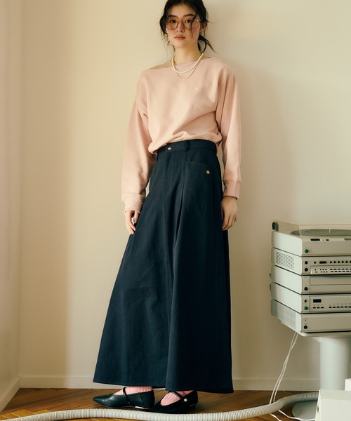 POLO BCS(ポロ ビーシーエス)の「【POLO BCS】タックフレアスカート(スカート・レディース・ベージュ/ネイビー・M/S)」の21枚目の写真