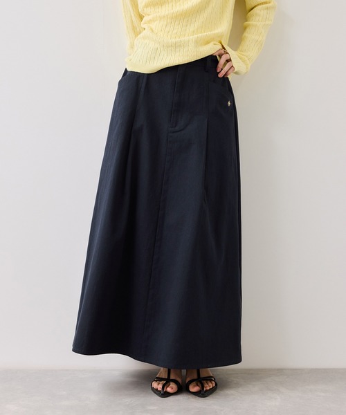 POLO BCS(ポロ ビーシーエス)の「【POLO BCS】タックフレアスカート(スカート・レディース・ベージュ/ネイビー・M/S)」の22枚目の写真