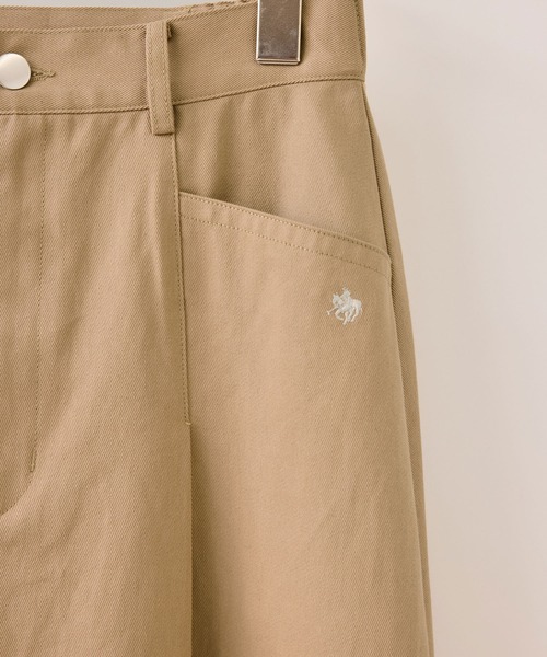 POLO BCS(ポロ ビーシーエス)の「【POLO BCS】タックフレアスカート(スカート・レディース・ベージュ/ネイビー・M/S)」の6枚目の写真