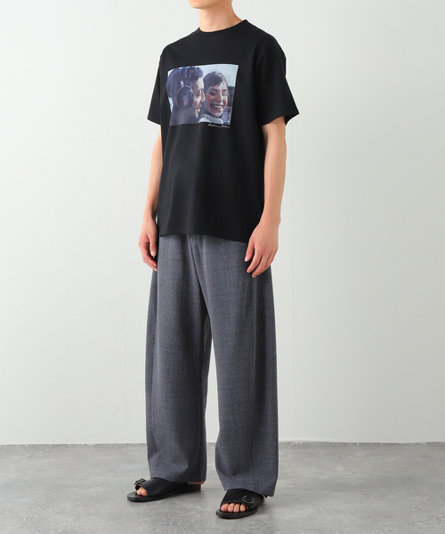 Couture d'adam(クチュールドアダム)の「COUTURE D’ADAM (クチュール ド アダム) Jane&Serge at Beach Tシャツ(Tシャツ/カットソー・メンズ・ブラック/ホワイト・40/42)」の11枚目の写真