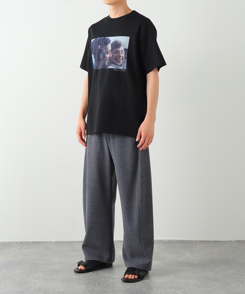 Couture d'adam(クチュールドアダム)の「COUTURE D’ADAM (クチュール ド アダム) Jane&Serge at Beach Tシャツ(Tシャツ/カットソー・メンズ・ブラック/ホワイト・40/42)」の12枚目の写真