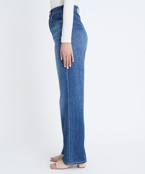 YANUK(ヤヌーク)の「Really Light ボーイズストレート"LEA"(デニムパンツ・レディース・ブルー・22inch/23inch/24inch/25inch/26inch)」の6枚目の写真