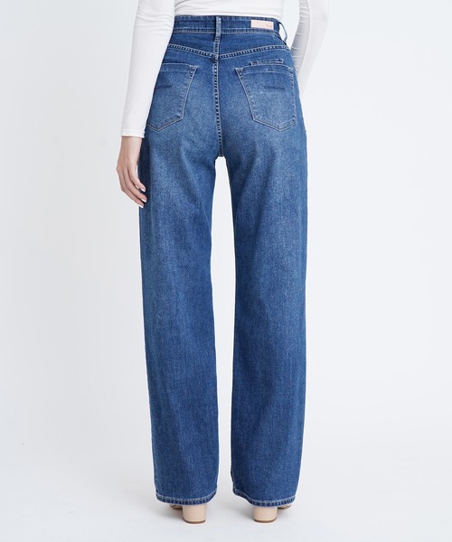 YANUK(ヤヌーク)の「Really Light ボーイズストレート"LEA"(デニムパンツ・レディース・ブルー・22inch/23inch/24inch/25inch/26inch)」の7枚目の写真