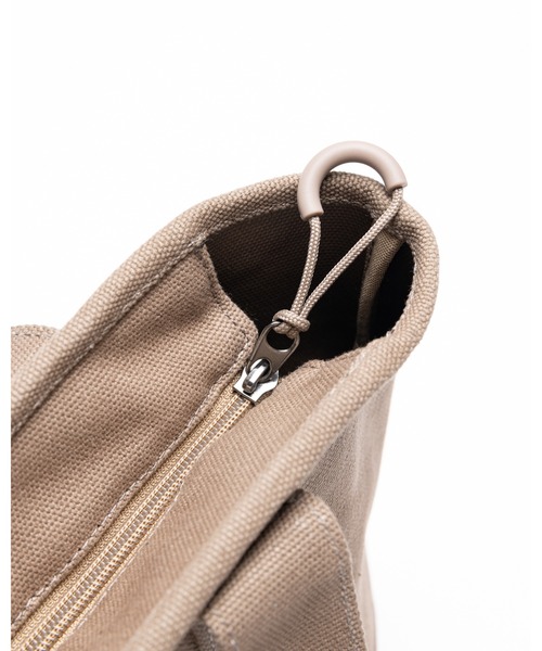 DEVEREUX GOLF(デヴァローゴルフ)の「DVG CANVAS CART BAG(トートバッグ・メンズ・ブラック/サンドベージュ・FREE)」の9枚目の写真
