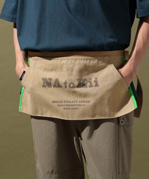 niko and...（ニコアンド）の「【NATOKii(ネイトゥーキー)】ツールエプロンバッグ（ボディバッグ/ウエストポーチ・メンズ・オフホワイト/ベージュ・FREE）」の2枚目の写真