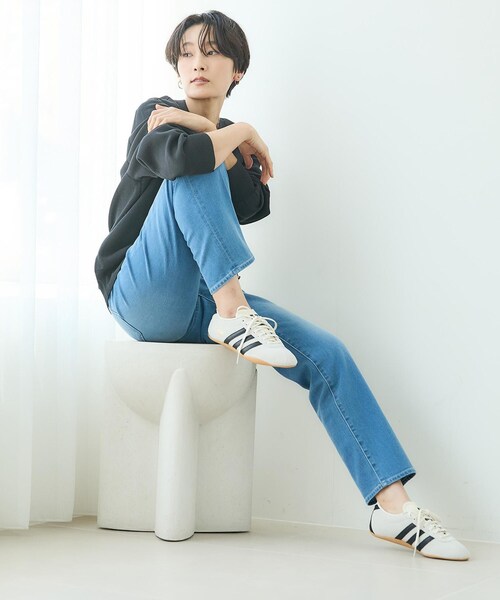 UNTITLED（アンタイトル）の「【追加/人気デニム】MAKE×DENIMスリムストレート（デニムパンツ・レディース・ブルー系その他/ブルー・04/03/02/00/50/48/46/44/42/01）」の7枚目の写真
