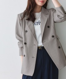 Pierrot | 接触冷感リネンライクテーラードジャケット(テーラードジャケット)