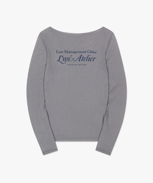 LMCの「WM LMC ATELIER SHEER LONG SLV TEE charcoal(Tシャツ/カットソー・レディース・その他・MEDIUM/SMALL)」の3枚目の写真