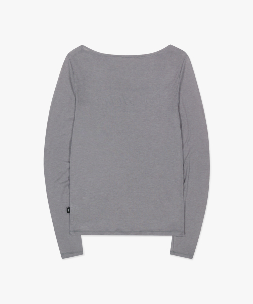 LMCの「WM LMC ATELIER SHEER LONG SLV TEE charcoal(Tシャツ/カットソー・レディース・その他・MEDIUM/SMALL)」の4枚目の写真