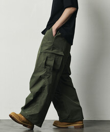 FREAK'S STORE | 限定展開 Quick Dry Fabric ワイドシルエット ポリリップクロス カーゴパンツ/UVカット/速乾(カーゴパンツ)