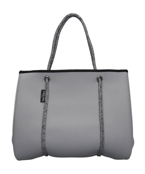 Willow Bay(ウィローベイ)の「【Willow Bay】ウィローベイ DAYDREAMER WITH ZIP CLOSURE FULL SIZE トートバッグ(トートバッグ・レディース・ブラック系2/グレー/ブラック系1/ブラウン/ピンク/ラベンダー・FREE)」の3枚目の写真