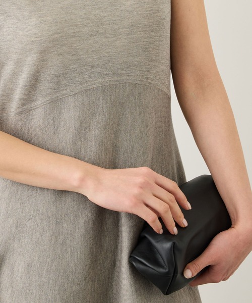 ROPE'（ロペ）の「LEVITA ニットワンピース/接触冷感・イージーケア（ワンピース・レディース・ネイビー/ベージュ・FREE）」の21枚目の写真