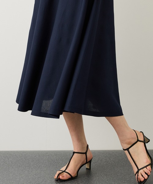 ROPE'（ロペ）の「LEVITA ニットワンピース/接触冷感・イージーケア（ワンピース・レディース・ネイビー/ベージュ・FREE）」の6枚目の写真