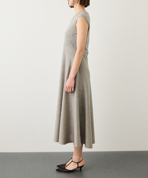 ROPE'（ロペ）の「LEVITA ニットワンピース/接触冷感・イージーケア（ワンピース・レディース・ネイビー/ベージュ・FREE）」の12枚目の写真