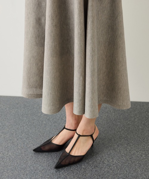 ROPE'（ロペ）の「LEVITA ニットワンピース/接触冷感・イージーケア（ワンピース・レディース・ネイビー/ベージュ・FREE）」の16枚目の写真