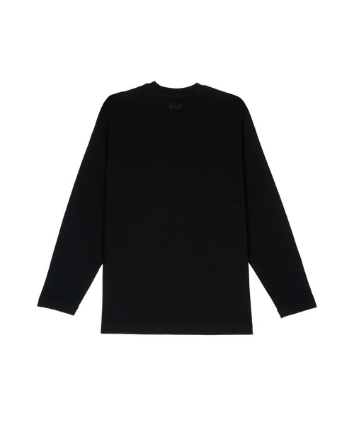 MSGM(エムエスジーエム)の「TheMwave エンブロイダリー ロングスリーブTシャツ(Tシャツ/カットソー・メンズ・ホワイト/ブラック・S/XL/L/M)」の5枚目の写真