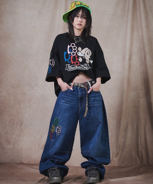 GALFY（ガルフィー）の「【GALFY/ガルフィー】メリケンHERTS Tee（Tシャツ/カットソー・メンズ・ホワイト/ターコイズブルー/ブラック・M/L/XL）」の6枚目の写真
