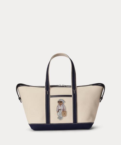 Polo ベア キャンバス ミニ ショッパー トート（トートバッグ）｜POLO