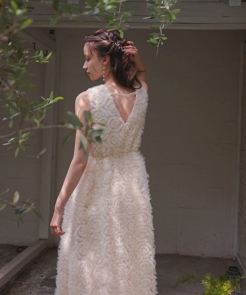 Dorry Doll(ドリードール)の「フリルチュールドレス(ドレス・レディース・ブラック/ホワイト系その他/グレー・M)」の10枚目の写真